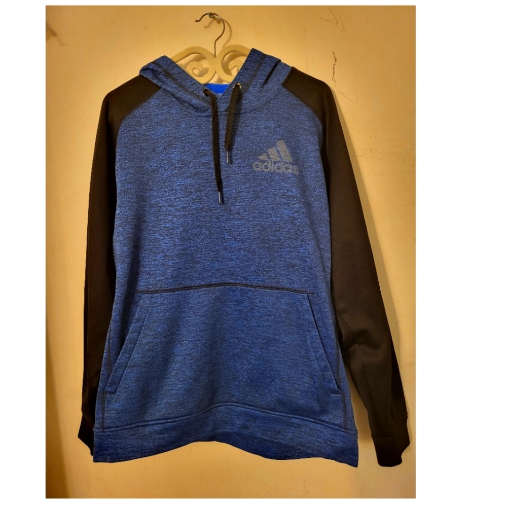 adidas Mens Team Issue Pull Over Hoodie. Size L